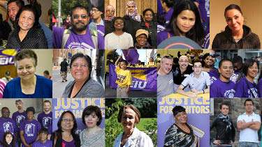 Photo of Justice for Janitors Members